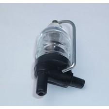 FUEL FILTER - GLASS - RETRO TYPE - (DISASSEMBLEABLE)